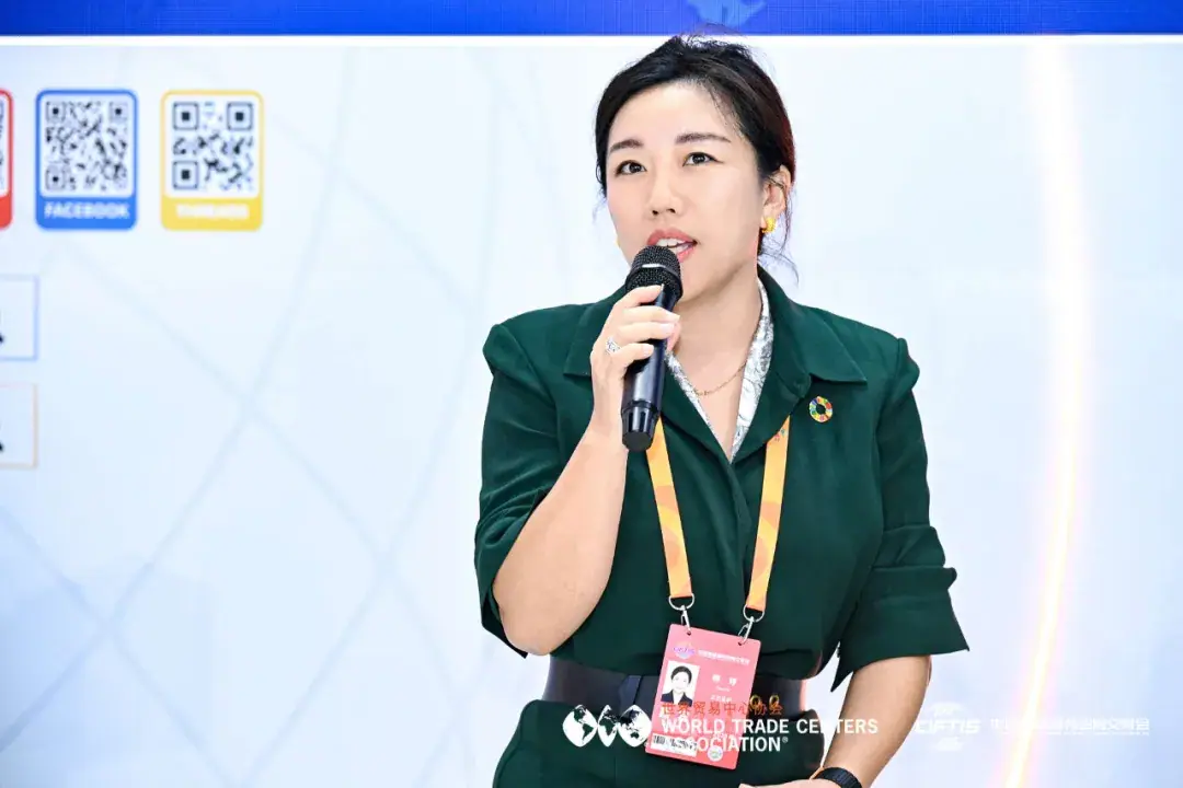 立杰亚洲中国区业务发展总监柳婷发言